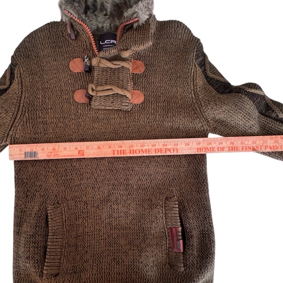 LCR Black Edition Premium Knit Men’s Size XXL 1/4 Zip 3 Button Toggles Sweater - Picture 11 of 15